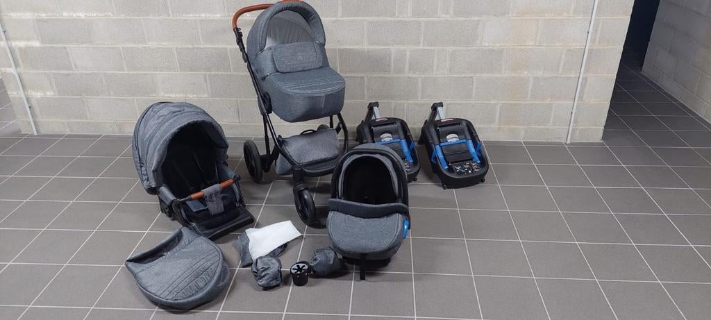 Buggy 3 in 1 charmibaby met 2x isofix, Ophalen, Voetenzak
