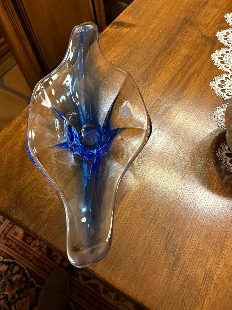 Schaal val saint lambert blauw, Ophalen, Zo goed als nieuw