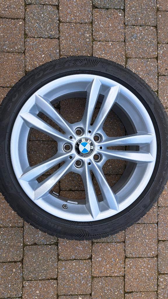 Set van 4 lichtmetalen velgen met winterbanden voor BMW, Motoren, Onderdelen | BMW, Gebruikt, Ophalen