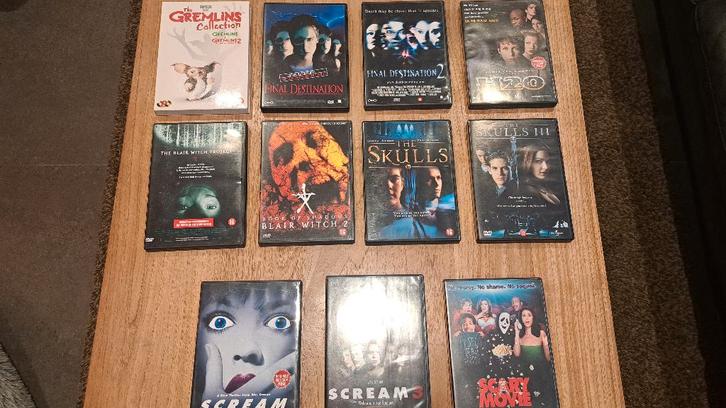 DVD-pakket uit mijn collectie – Horror/thriller, CD & DVD, DVD | Thrillers & Policiers, Utilisé, Thriller d'action, À partir de 12 ans