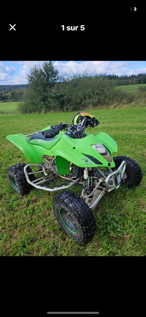 Quad kfx400, Motos