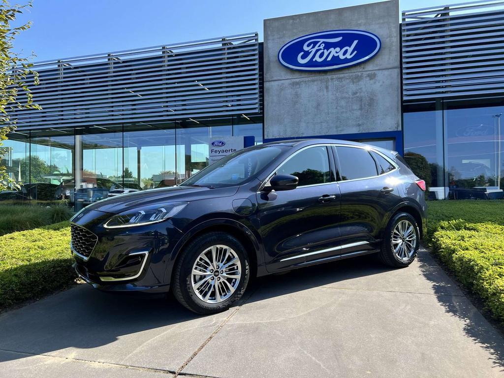 Ford Kuga Vignale 2.5i PHEV met 225 PK! (bj 2021, automaat), Auto's, Ford, Bedrijf, Te koop, Kuga, Adaptive Cruise Control, Airconditioning