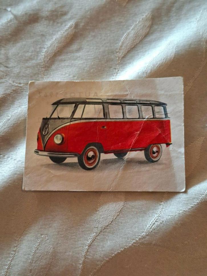Prentje/Chromo : Volkswagen Kombi / Chocolade Jacques, Collections, Photos & Gravures, Utilisé, Gravure, Autres sujets/thèmes