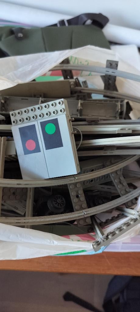 Lego sporen, Ophalen, Gebruikt, Losse stenen, Lego