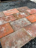 Antieke rechthoekige terracotta tegels. BELLEN 0474220705, Ophalen