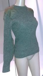 trui vintage militair khaki Bridgedale England S, Ophalen of Verzenden, Nieuw, Maat 36 (S), Groen