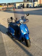 SYM Fiddle IV 2022 | 520 km | Matblauw | Nieuwstaat, Fietsen en Brommers, Scooters | SYM, Ophalen, Nieuw, Klasse A (25 km/u), Benzine