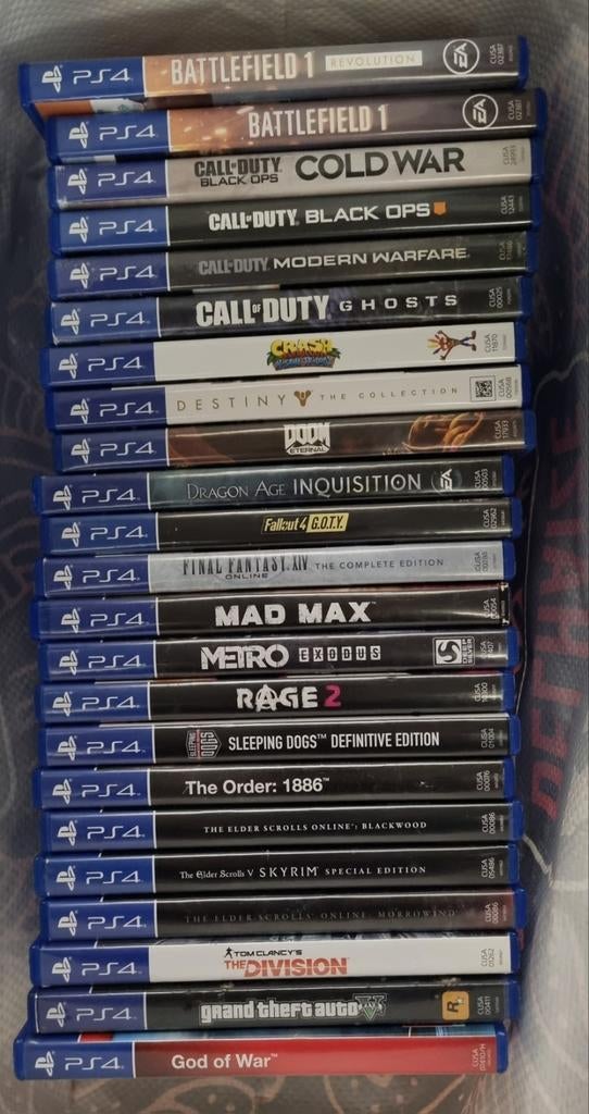 PS4-games in zeer goede staat, Games en Spelcomputers, Games | Sony PlayStation 4, Ophalen