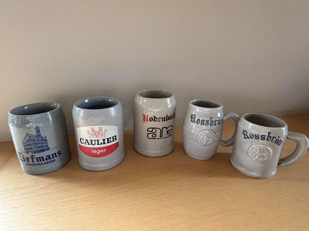 Différents pots à bière en pierre, Enlèvement ou Envoi, Comme neuf