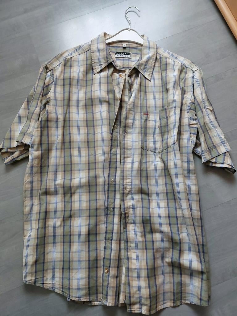 Heren Hemd Korte mouw maat xxl aan 8 € stuk, Ophalen, Zo goed als nieuw, Overige halswijdtes