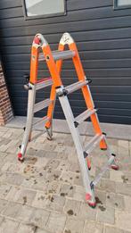 Échelle extensible et pliable Altrex en bon état, Enlèvement, Échelle