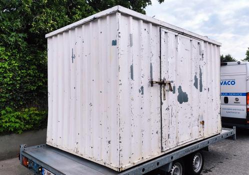 Werfcontainer werfkeet opslagcontainer, Doe-het-zelf en Bouw, Bouwketen en Schaftketen, Zo goed als nieuw, Ophalen