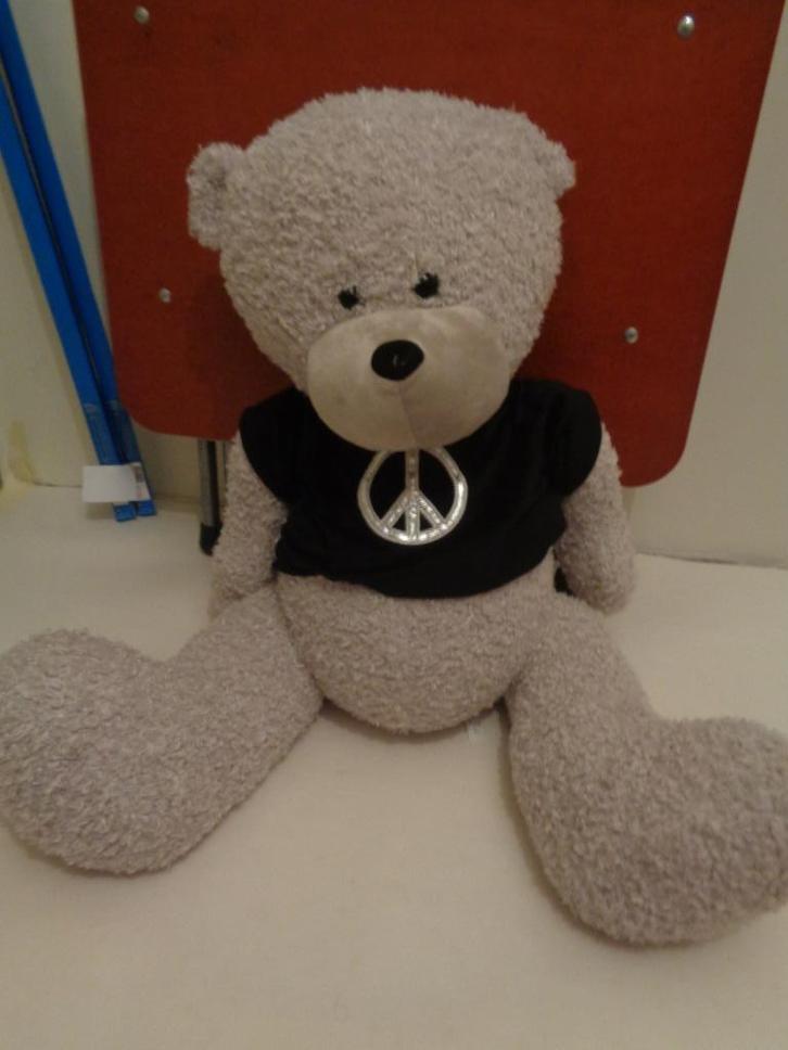 Pluchen beer met truitje, Collections, Ours & Peluches, Comme neuf, Ours en tissus, Autres marques, Enlèvement