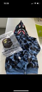 Bape shark hoodie blue, Nieuw, Blauw, Maat 48/50 (M), Ophalen of Verzenden