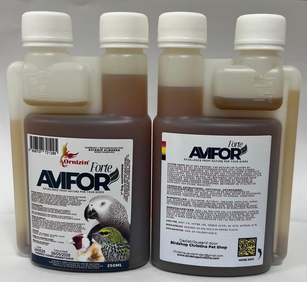 Avifor Forte 250ml Ornizìn - Voor Alle Vogels en Duiven, Dieren en Toebehoren, Vogels | Toebehoren, Ophalen