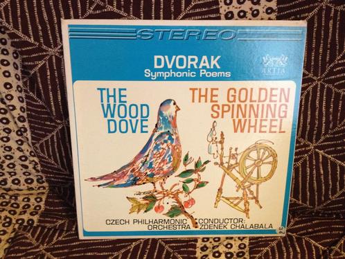 Dvorak - The wood dove - The golden spinning wheel, CD & DVD, Vinyles | Classique, Comme neuf, Romantique, Orchestre ou Ballet