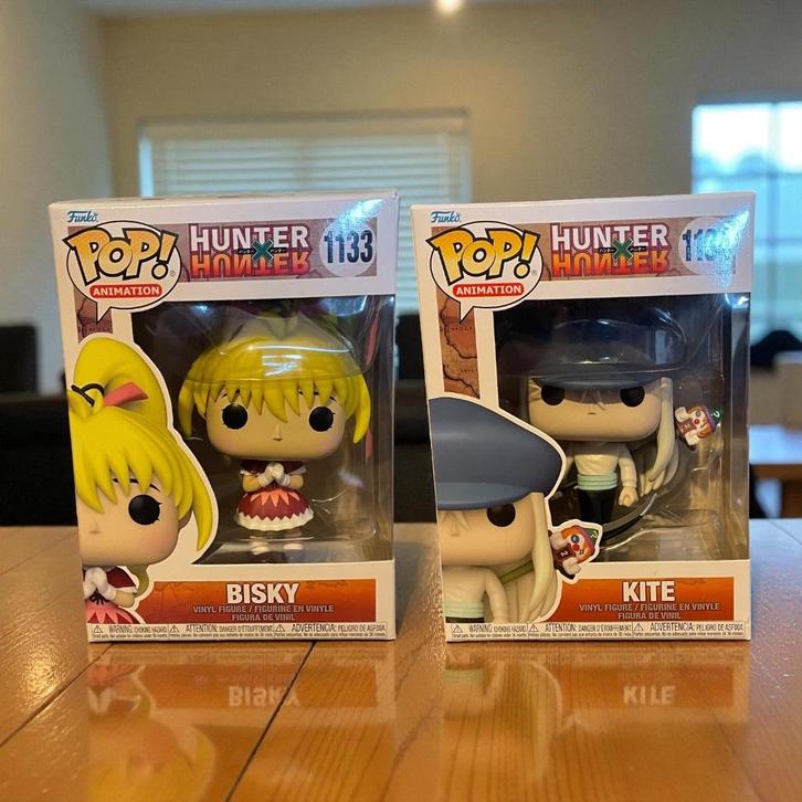 Set van 2 Funko Pop Hunter x Hunter Bisky & Kite figuren, Verzamelen, Beelden en Beeldjes, Nieuw, Fantasy, Ophalen of Verzenden