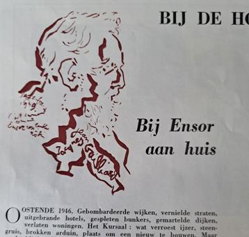"De Periscoop " 1960  Bij Ensor aan huis ORIGINEEL Speciaal beschikbaar voor biedingen