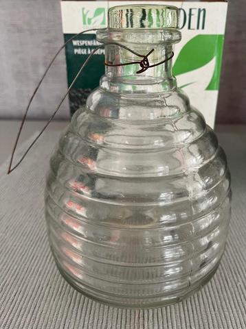 Wespenvanger in glas, groot model; nieuw in doos. beschikbaar voor biedingen