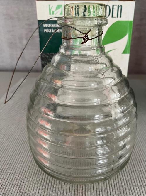 Wespenvanger in glas, groot model; nieuw in doos., Tuin en Terras, Overige Tuin en Terras, Nieuw, Ophalen