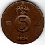 Suède : 5 Öre 1965 KM #822 Ref 14153, Timbres & Monnaies, Monnaies | Europe | Monnaies non-euro, Enlèvement ou Envoi, Monnaie en vrac