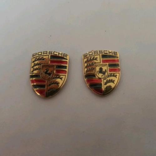 Porsche sleutel logos > +- 12 mm x 9 mm, Auto diversen, Autostickers, Ophalen of Verzenden