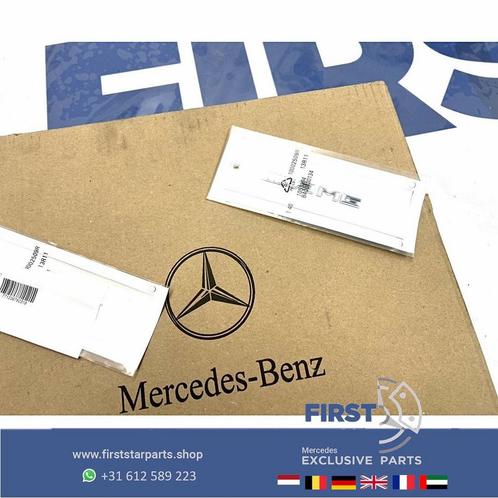 AMG LOGO MIDDENCONSOLE EMBLEEM ASBAK BADGE Mercedes A C CLA, Auto-onderdelen, Carrosserie, Mercedes-Benz, Gebruikt, Ophalen of Verzenden
