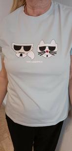 Grijs - blauwe T- shirt Karel Lagerfeld NIEUW, Kleding | Dames, T-shirts, Karl Lagerfeld, Maat 46/48 (XL) of groter, Nieuw, Ophalen of Verzenden