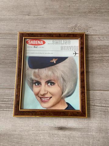 Vintage Sabena reclame 1965 beschikbaar voor biedingen