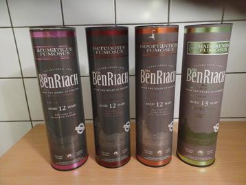 Benriach Fumosus Collectie – Zeldzame Geturfde Whisky's  beschikbaar voor biedingen