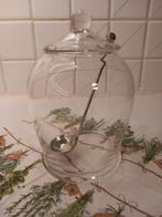 Glazen olijven pot met deksel en lepel, Ophalen of Verzenden, Nieuw, Glas, Kom(men)