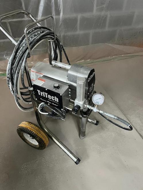 Verfspuitmachine TriTech T7 high Cart, Doe-het-zelf en Bouw, Schildersmaterialen, Zo goed als nieuw, Verfspuit of Verfpomp, Ophalen