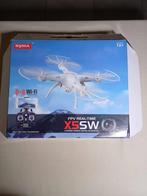 Syma Drone X5SW WiFi FPV RC 2,4 GHz 4 CH 6 axes RTF 2 MP HD, Ophalen of Verzenden, Nieuw, Drone met camera