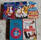 Les 101 Dalmatiens/Les Aristochats/Bugs Buny/Dr Dolittle, CD & DVD, Comme neuf, Tous les âges, Enlèvement ou Envoi, Dessins animés et Film d'animation