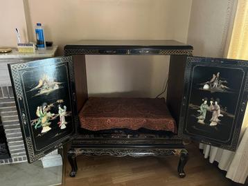 Tv meubel Chinese tekeningen, antiek, Antiek en Kunst, Antiek | Meubels | Kasten, Ophalen