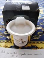 Timbale / Gobelet bec verseur pour bébé, métal argenté NEUF, Enlèvement ou Envoi, Neuf