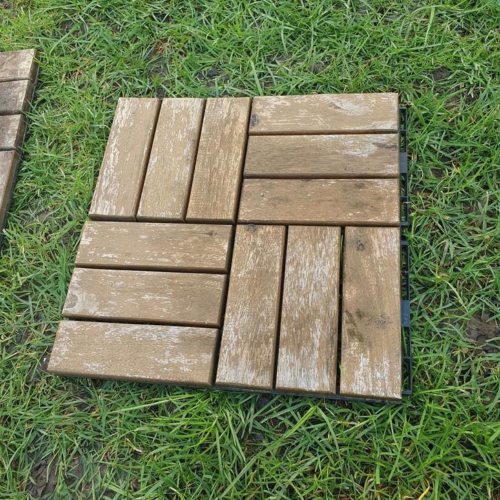 Dalles de terrasse jardin bois, Jardin & Terrasse, Terrasses, Bois