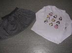 2 delig meisjes setje. Maat 122, Kinderen en Baby's, Kinderkleding | Maat 122, Meisje, Ophalen of Verzenden, Zo goed als nieuw