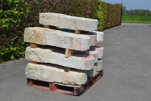 antieke franse hardstenen kilometerpalen, Tuin en Terras, Palen, Balken en Planken, Ophalen
