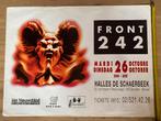 Concert front 242 Halles de schaerbeek, Verzamelen, Posters, Ophalen of Verzenden, Gebruikt