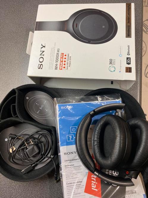 Sony WH-1000XM3, TV, Hi-fi & Vidéo, Casques audio, Comme neuf, Supra-aural, Sony, Sans fil, Bluetooth, Enlèvement ou Envoi