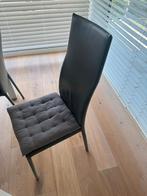 Zanotta stoelen 6 stuks, Huis en Inrichting, Ophalen, Gebruikt, Leer, Grijs