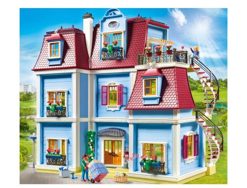 Playmobil herenhuis met inrichting, Kinderen en Baby's, Speelgoed | Playmobil, Zo goed als nieuw, Ophalen