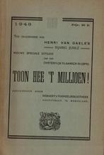 Toon hee 't miljoen. Een brok Vlaamse folklore in drie, Livres, Art & Culture | Danse & Théâtre, Utilisé, Enlèvement ou Envoi