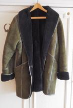 Groene vintage jas in omgekeerd schaap, Kleding | Dames, Jassen | Winter, Zo goed als nieuw, Groen, Ophalen, Argus