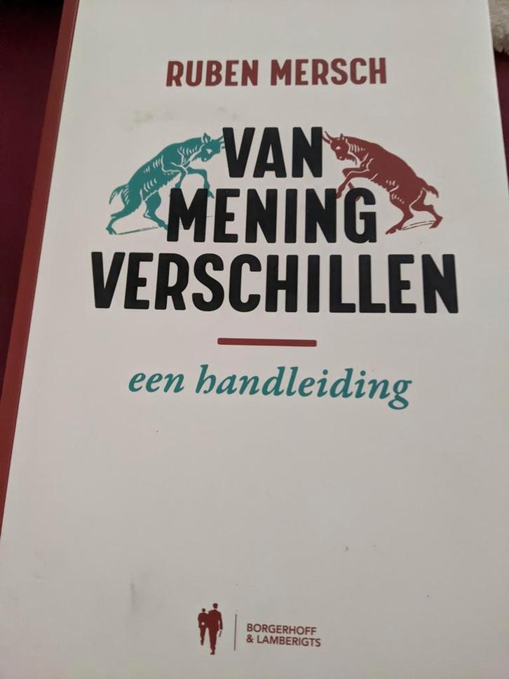 Ruben Mersch - Van mening verschillen, Boeken, Politiek en Maatschappij, Ophalen of Verzenden