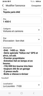 Voiture, Auto's, Toyota, Stof, Zwart, Particulier, Overige carrosserie