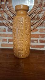 Vintage west Germany vaas okerkleurig. 40 cm, Ophalen