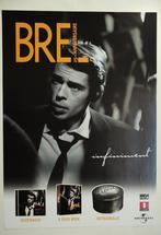 affiche Jacques Brel poster, Cd's en Dvd's, Vinyl | Overige Vinyl, Overige formaten, Ophalen of Verzenden, Nieuw in verpakking