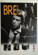 affiche Jacques Brel poster, Overige formaten, Ophalen of Verzenden, Nieuw in verpakking